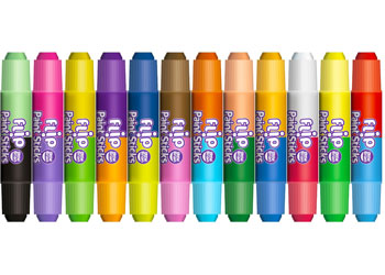 Little Brian Paint Sticks - Flip 12 Pack