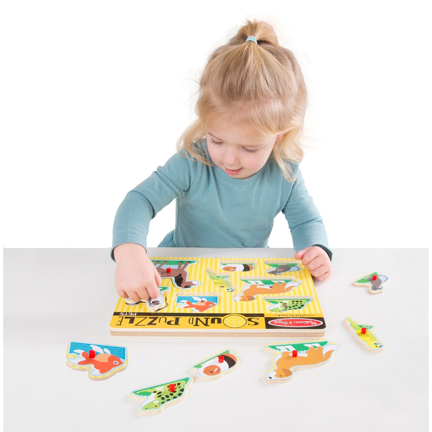 Melissa & Doug - Pets Sound Puzzle 8 Pieces