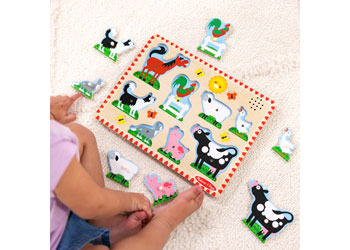 Melissa & Doug - See-Inside Numbers Peg Puzzle