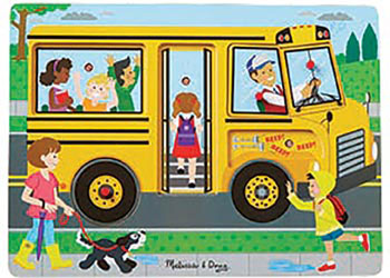 Melissa & Doug - The Wheels on the Bus Song Puzzle 6 Pieces