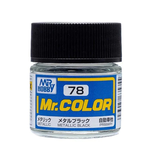 Mr Color Metallic Metal Black - Good Games