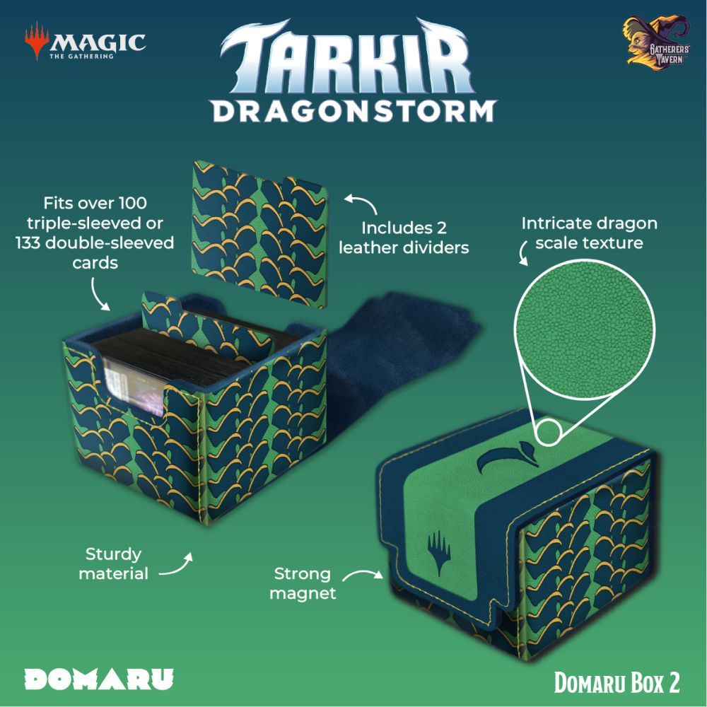 Gatherers Tavern - Tarkir Dragonstorm - Domaru Box (Preorder) - Good Games