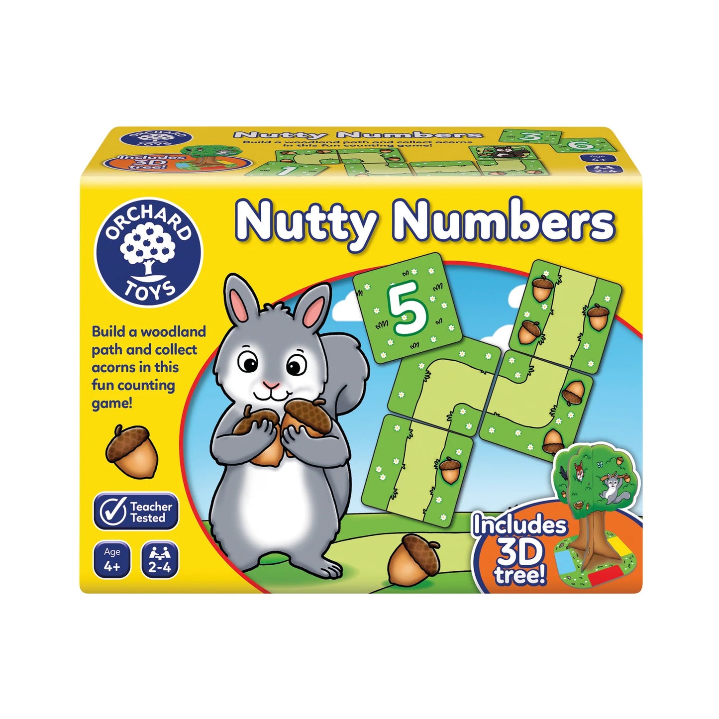 Orchard Toys - Nutty Numbers - Good Games