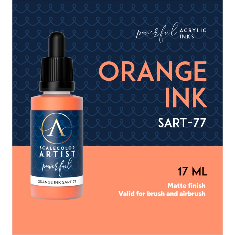 Scale 75 Scalecolor Artist Orange Ink 20ml (Preorder) - Good Games