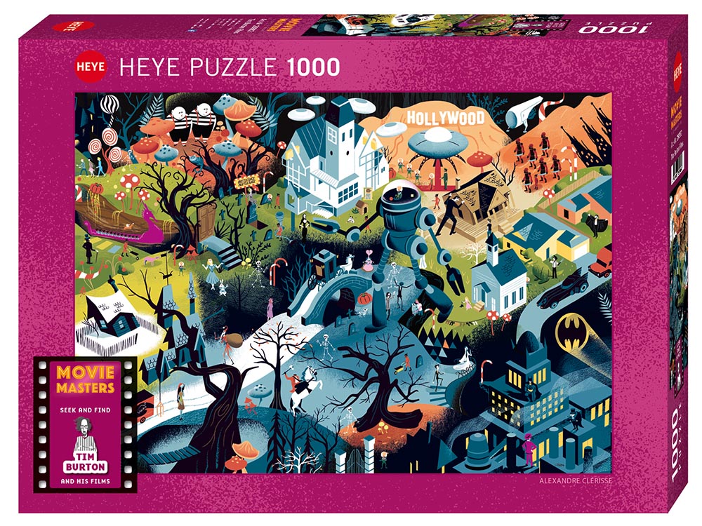 Heye - Movie Masters Burton 1000 Piece Jigsaw - Good Games