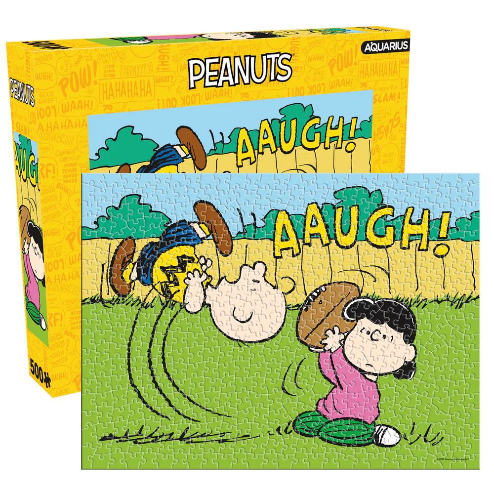 Aquarius - Peanuts Lucy Football 500 Piece Jigsaw - Good Games