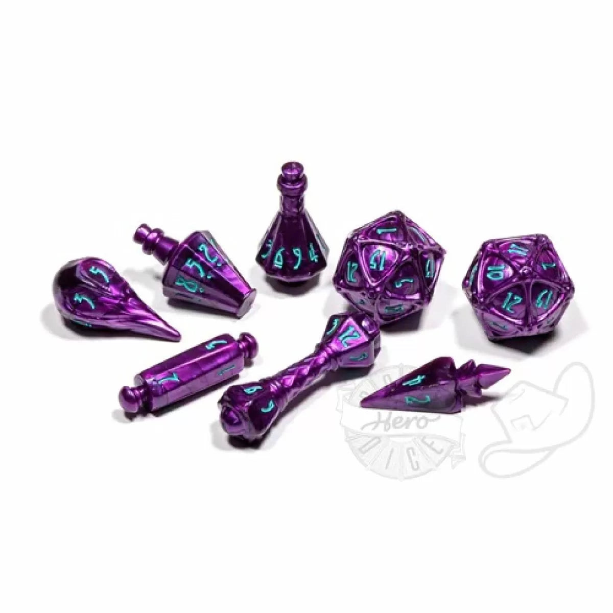 Polyhero Dice - Wizard 8 Dice Set Wizardstone - Good Games