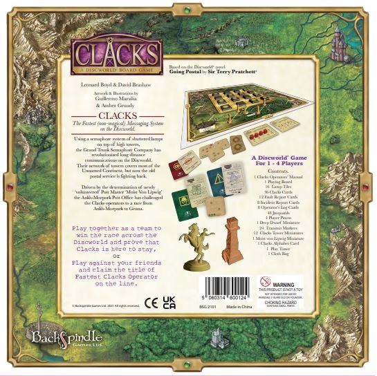 Clacks A Discworld Board Game - Good Games