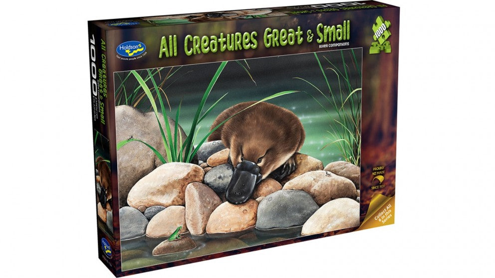 Holdson - All Creatures - Platypus 1000 Piece Jigsaw - Good Games