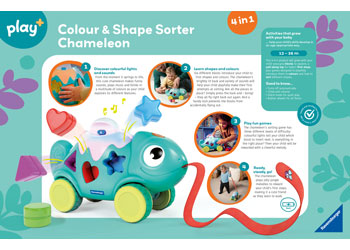 Play+ Colour & Shape Sorter: Chameleon