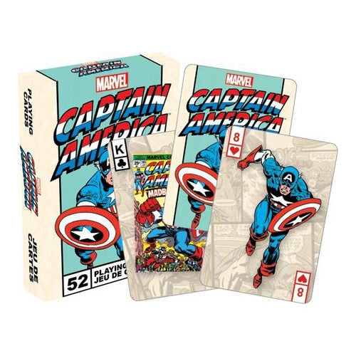 Playing Cards Marvel Captain America Comics Retro - Good Games