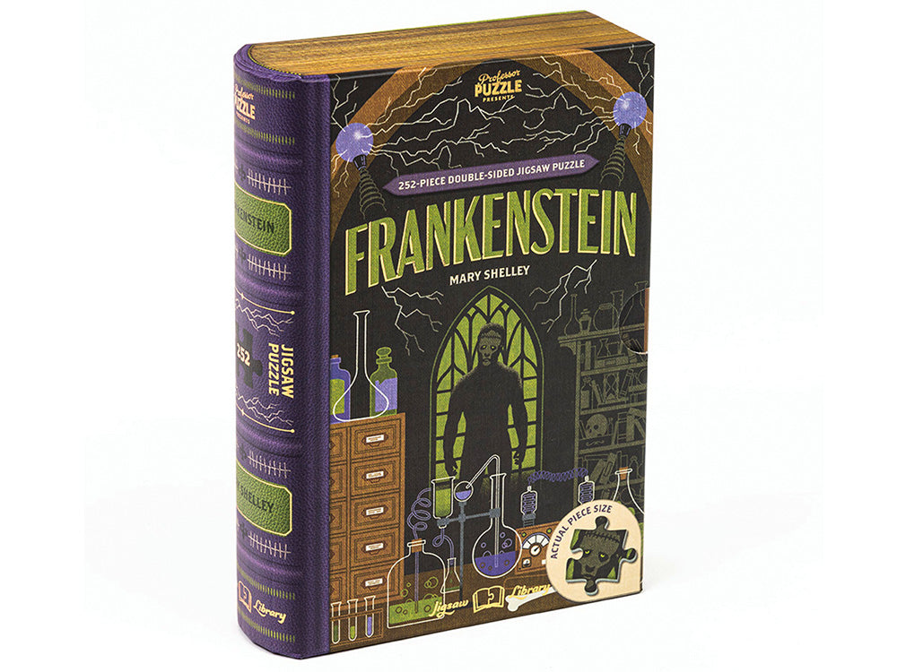 Professor Puzzle - Frankenstein Double Sided Jigsaw 252 Piece - Good Games
