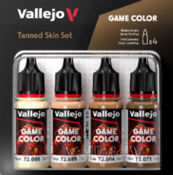 Vallejo Game Colour - Tanned Skin Set - Good Games
