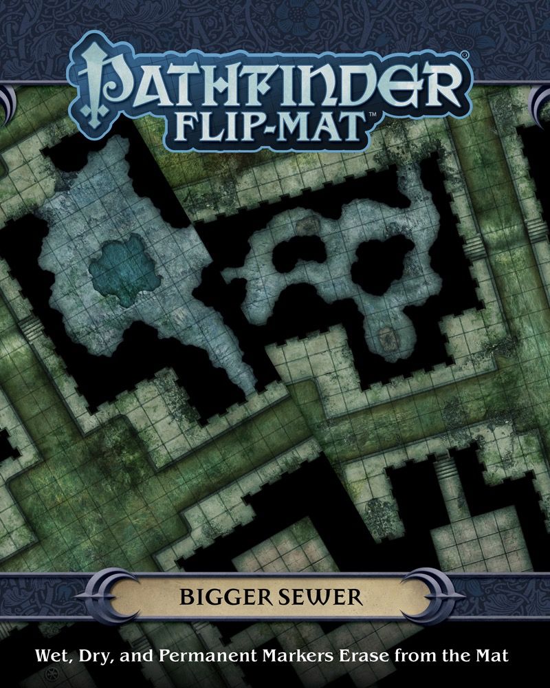Pathfinder Flip Mat Bigger Sewer - Good Games
