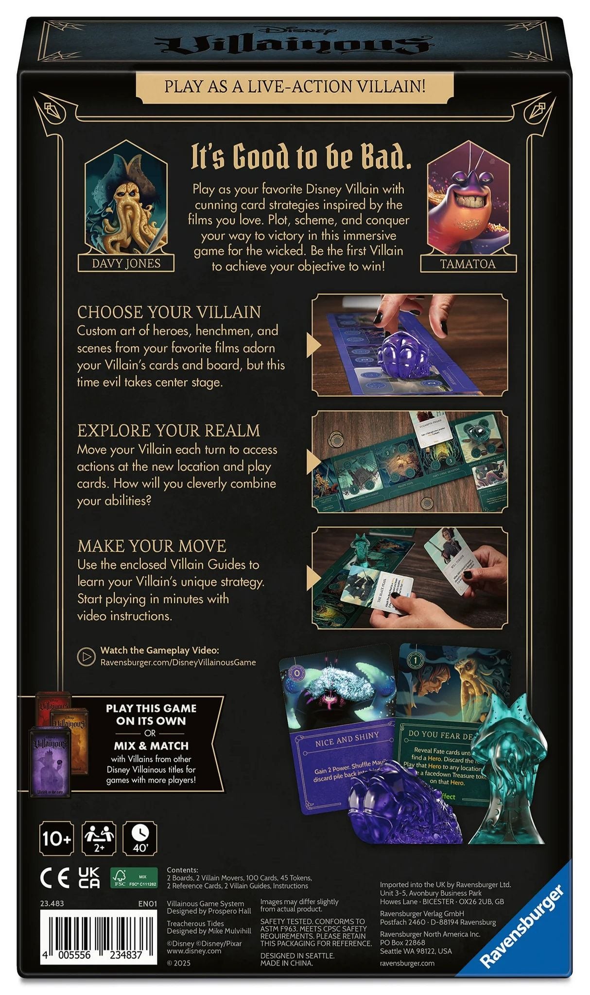 Ravensburger - Disney Villainous Exp 8 Treacherous Tides