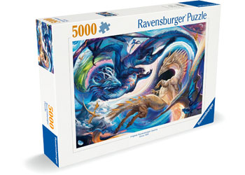 Ravensburger - Dragon Fire And Ice Puzzle 5000 Pieces