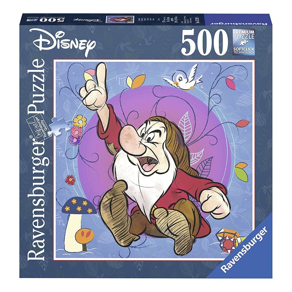 Ravensburger - Square Disney Grumpy Puzzle - 500 Piece Jigsaw - Good Games