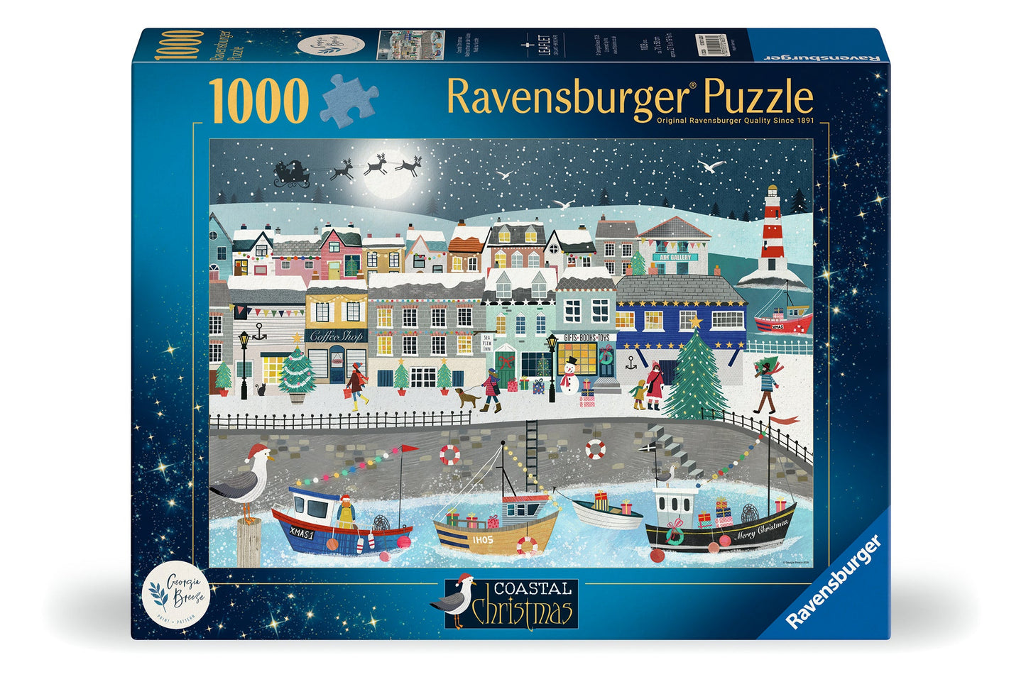 Ravensburger - Coastal Christmas Puzzle 1000 Piece Puzzle