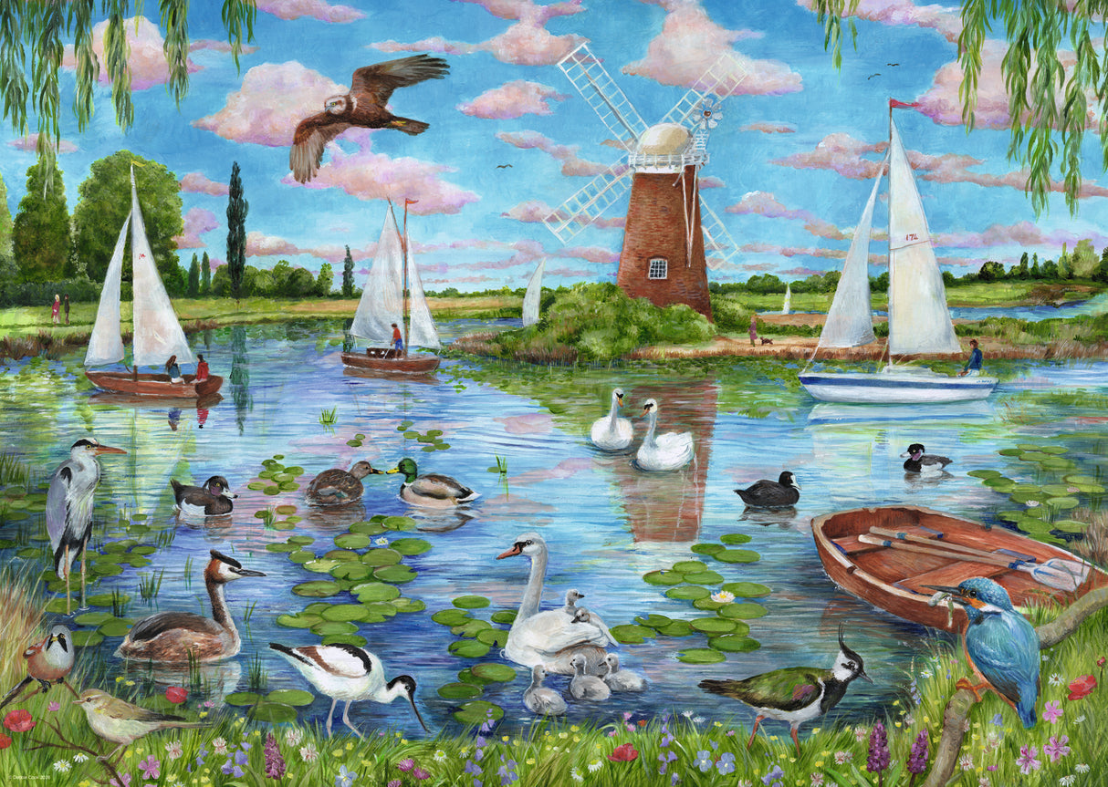 Ravensburger - Life Along the Broads 1000 Piece Jigsaw