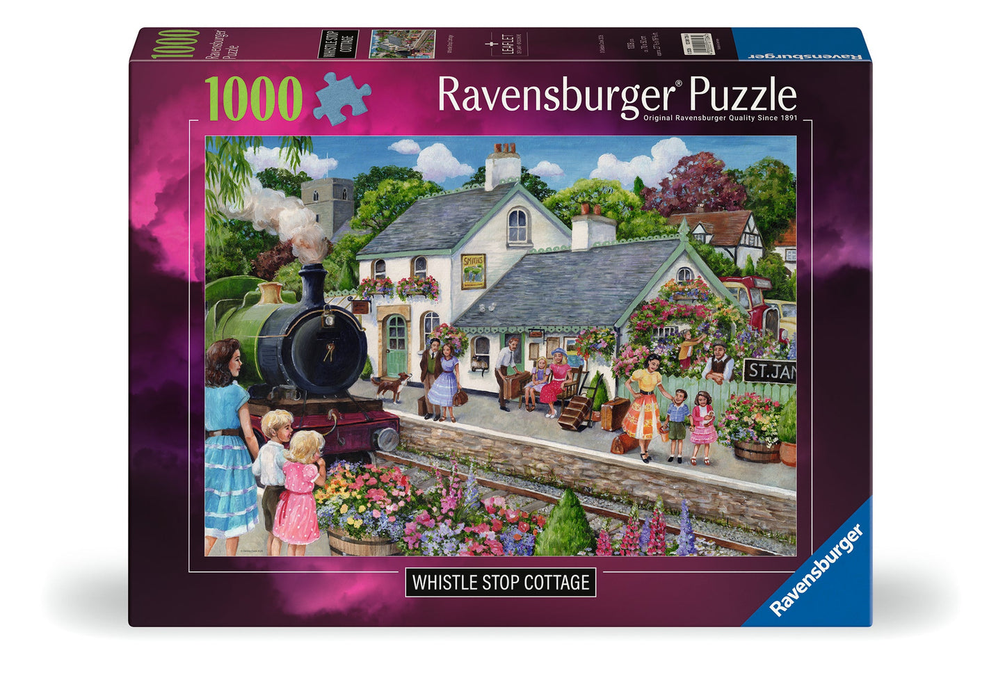 Ravensburger - Whistle Stop Cottage 1000 Piece Puzzle
