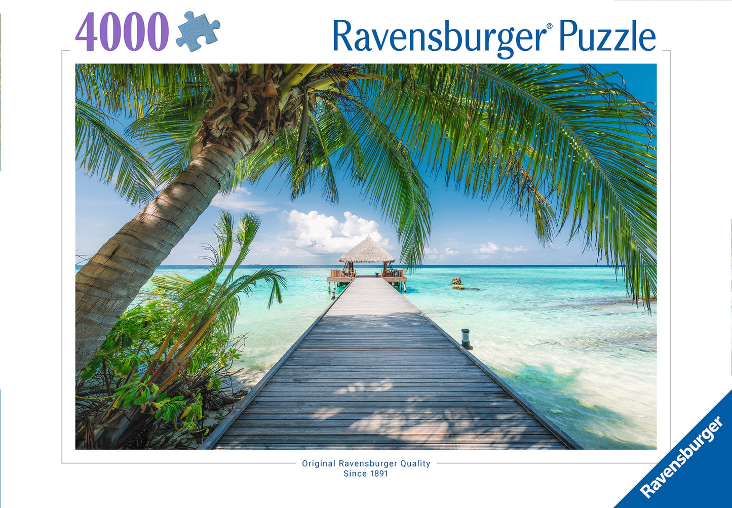 Ravensburger - Dream Beach in the Maldives 4000 Piece Puzzle