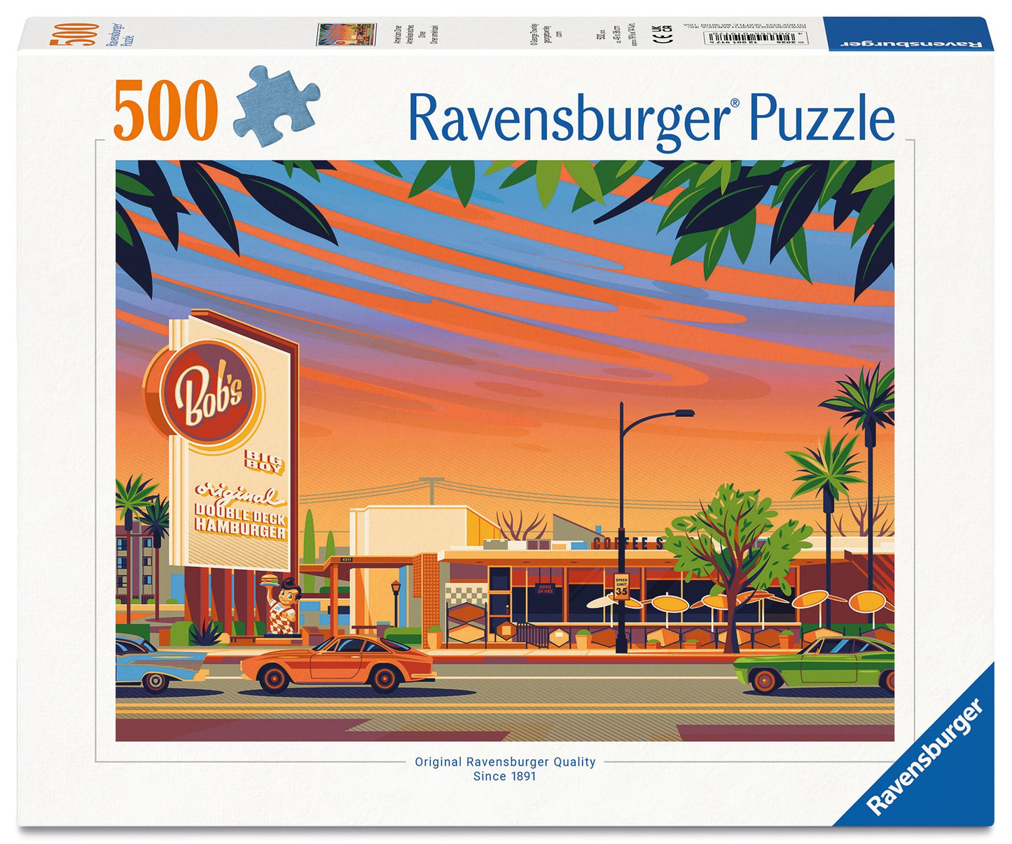 Ravensburger - WT: Twin Palms Estate Puzzle 500 Piece Puzzle