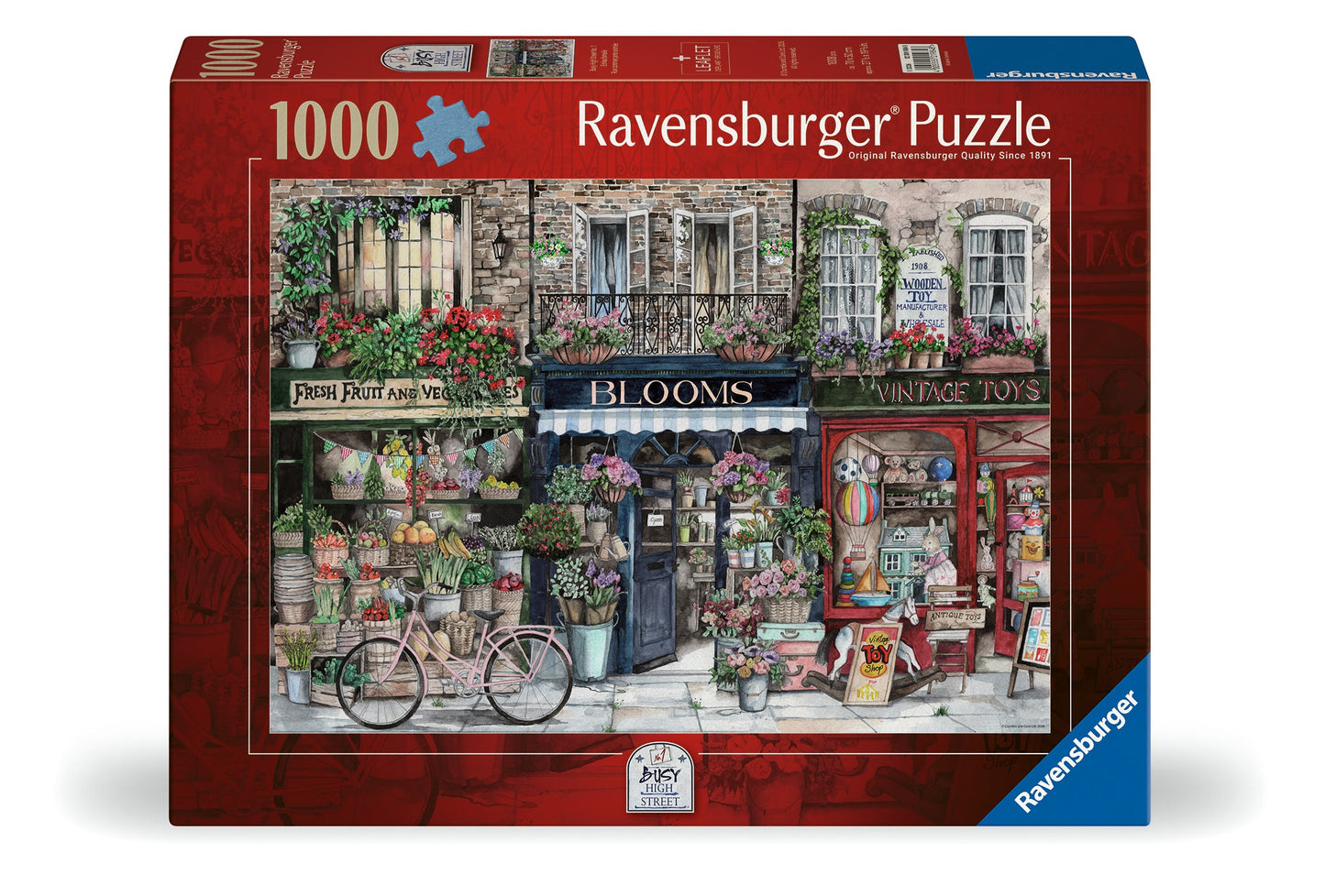 Ravensburger - Busy High Street No 1 Puzzle 1000 Piece Puzzle