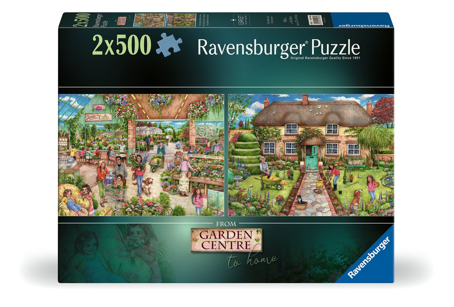 Ravensburger - From the Garden Centre to Home Puzzle 2x500 Piece Puzzle