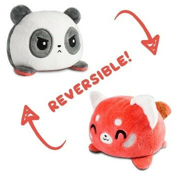 Reversible Plushie - Panda Black/Red - Good Games