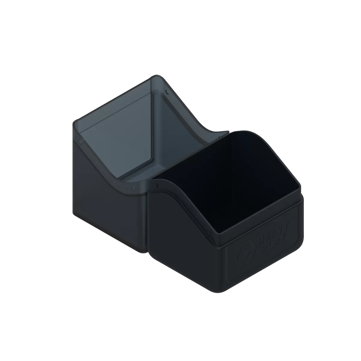 Heavy Play - RFG Deckbox 80 DS - Warlock Black - Good Games