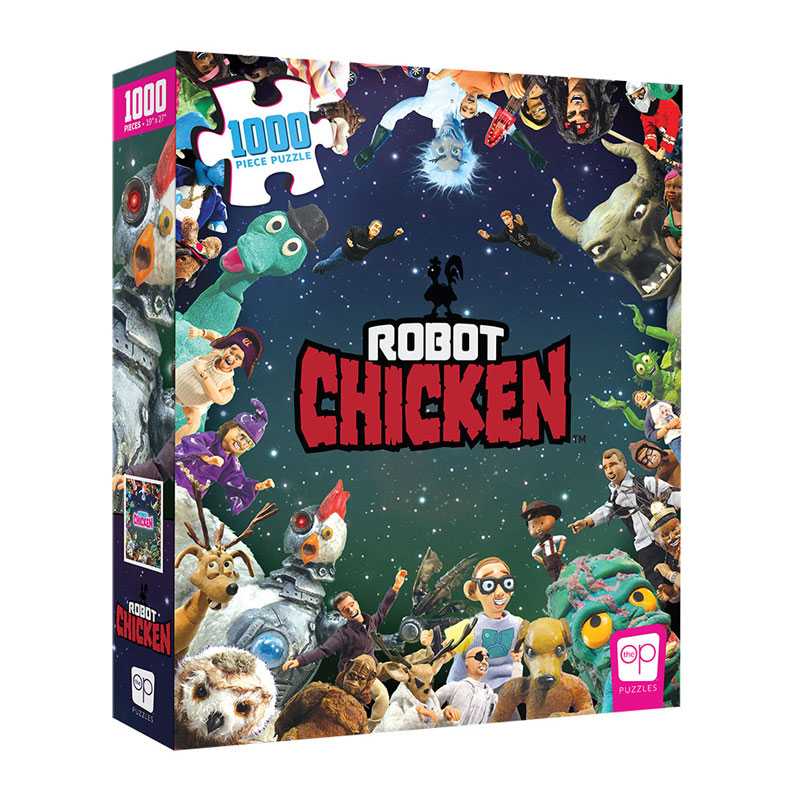 The Op Robot Chicken It Was Only a Dream Puzzle - 1000 Piece Jigsaw - Good Games
