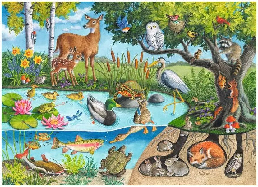 Ravensburger - Animals Above And Below 60 Piece Jigsaw - Good Games