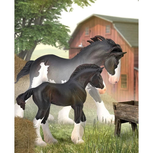 Collecta Clydesdale Foal Black - M - Good Games