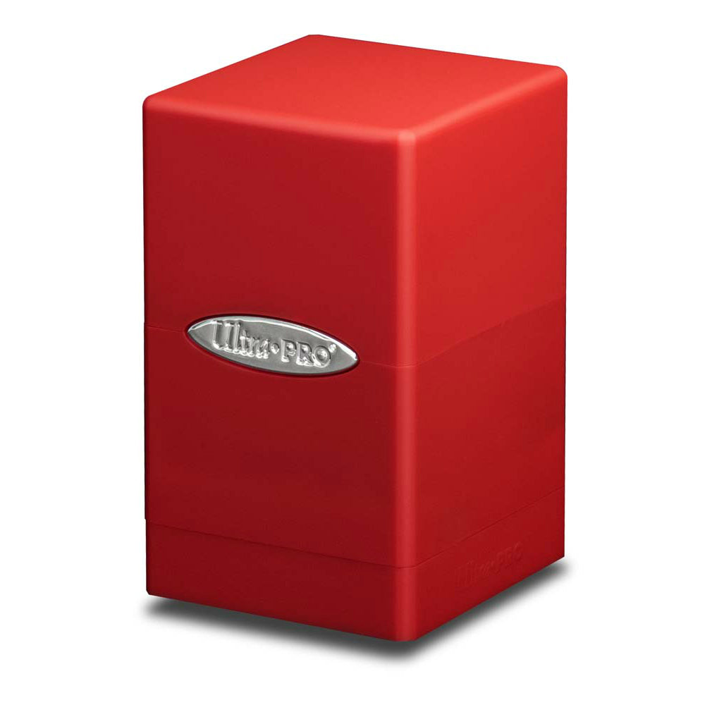 Ultra Pro - Deck Box Satin Tower Red - - Good Games