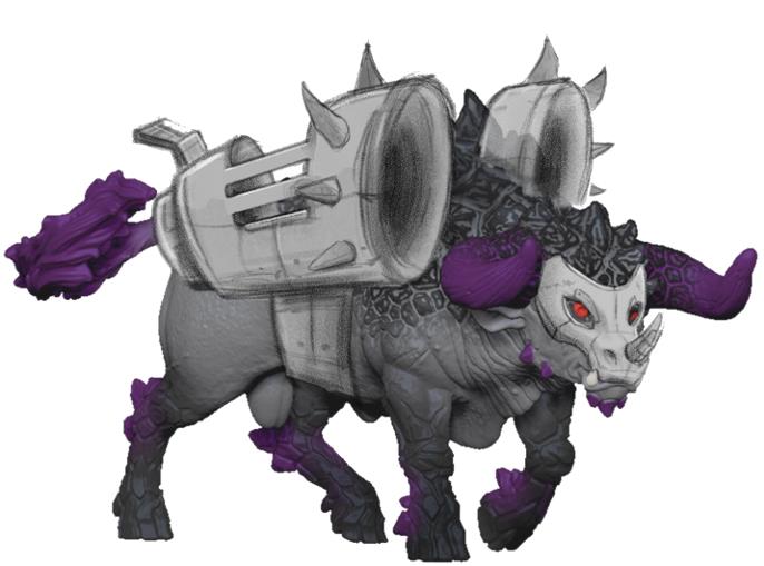 Schleich - Gladiator Shadow Bull