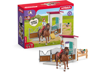 Schleich - Horse Box with Hannah & Cayenne