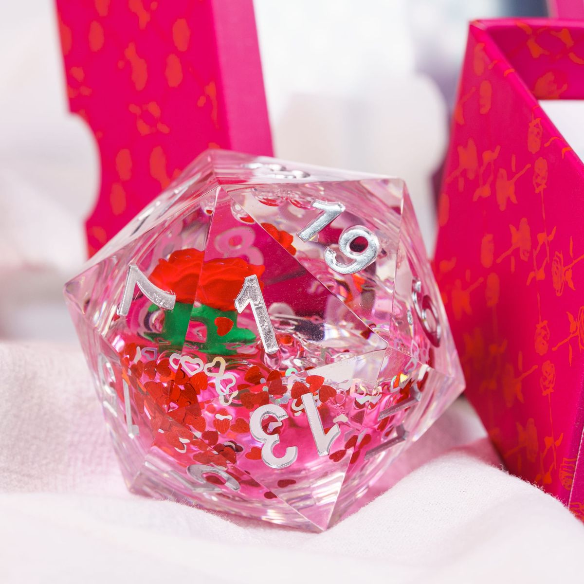 Sirius Dice - Valentines Rose Large D20 - Good Games