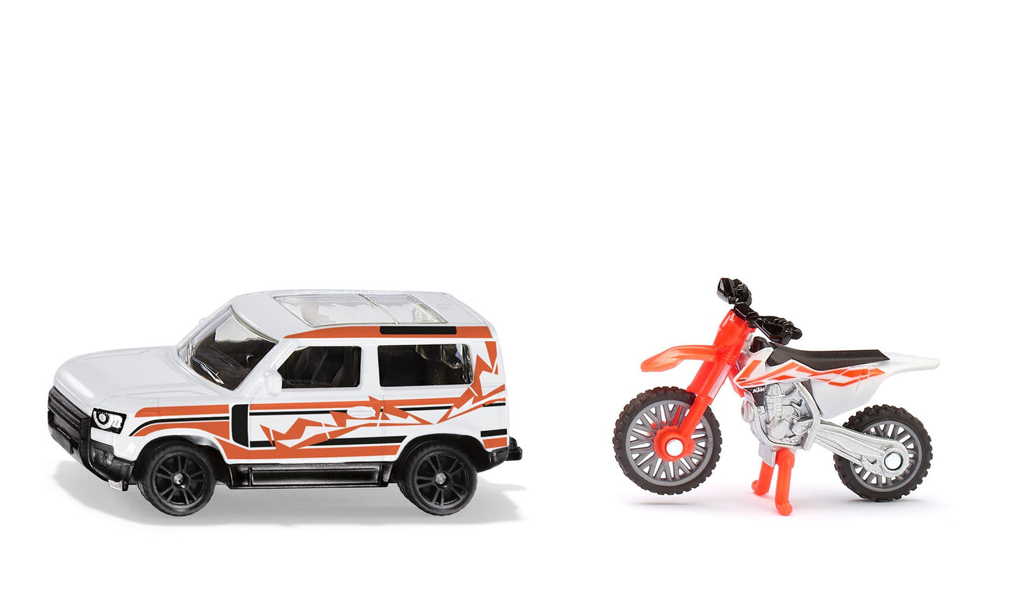 Siku - Land Rover Defender with KTM Motorbike