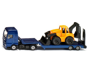 Siku - MAN Truck with Backhoe Loader