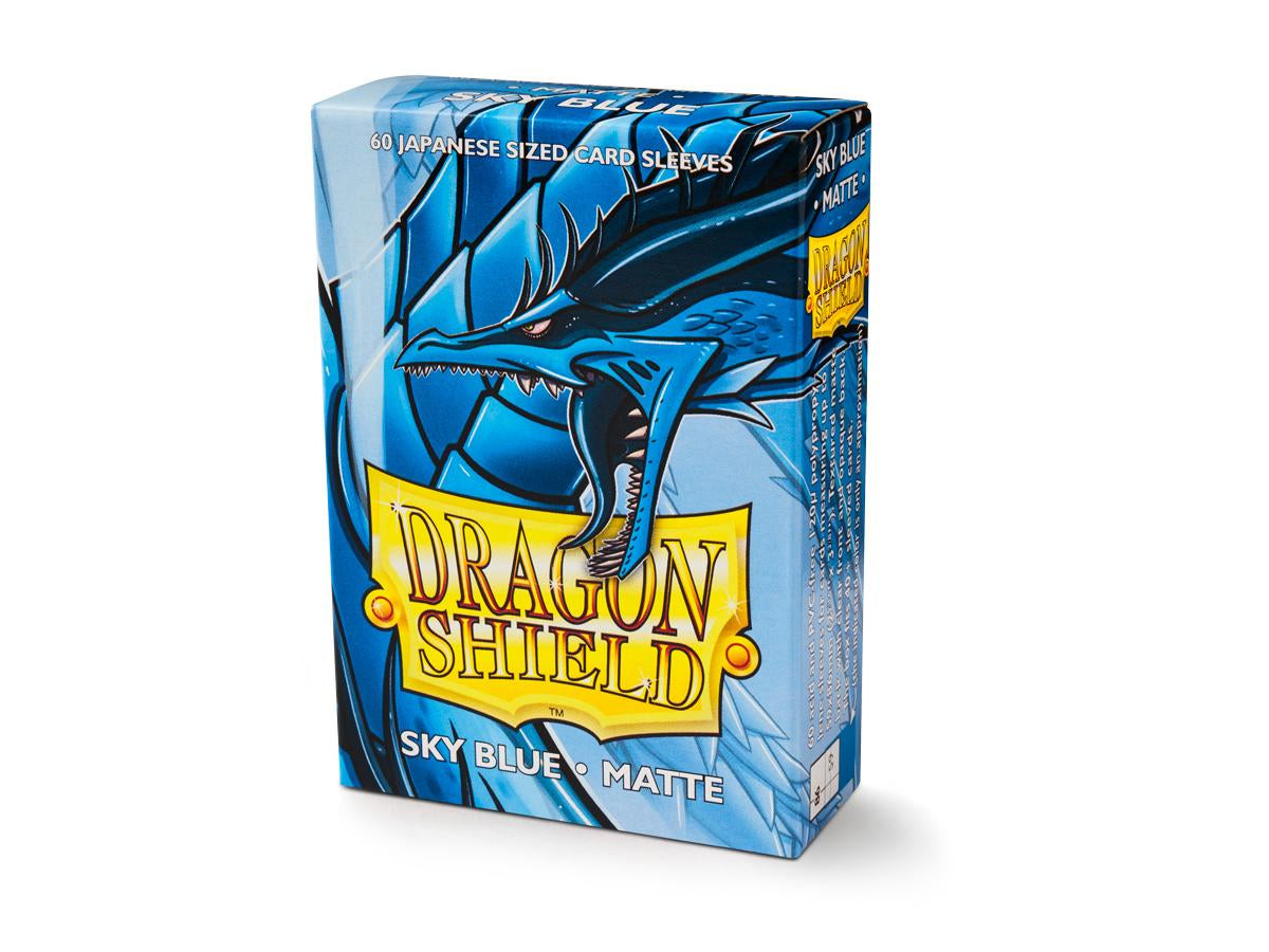 Dragon Shield - Sleeves Sky Blue Matte- Japanese Size (60) - Good Games