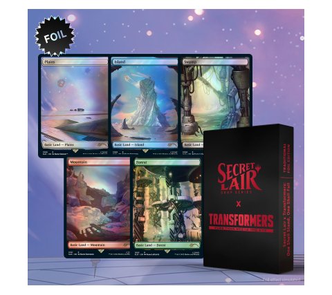 Magic: The Gathering - Secret Lair - Secret Lair x Transformers: One Shall Stand, One Shall Fall Foil Edition - Good Games