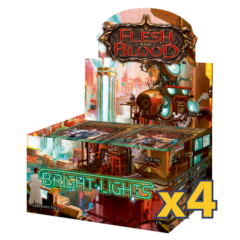 Flesh and Blood TCG - Bright Lights Booster Box x 4 - Good Games