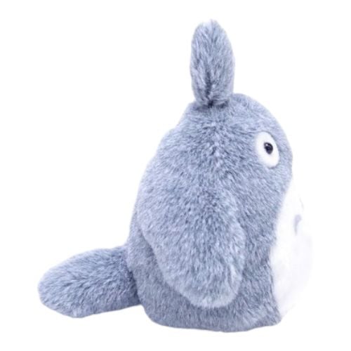 Studio Ghibli Plush: Grey Totoro Fluffy Beanbag - Good Games