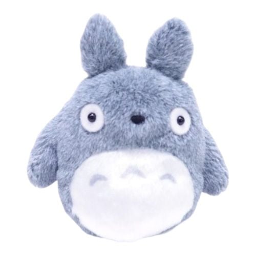 Studio Ghibli Plush: Grey Totoro Fluffy Beanbag - Good Games