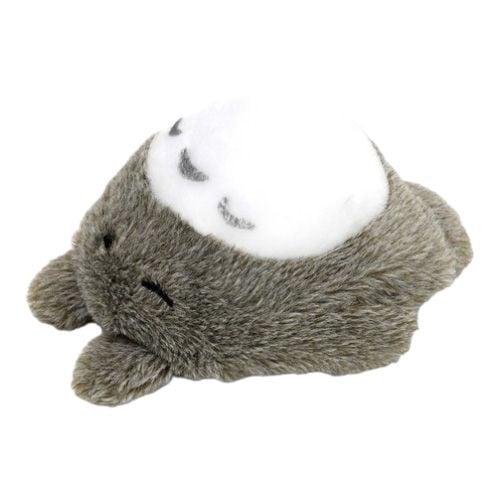 Studio Ghibli Plush: Grey Totoro Sleeping Fluffy Beanbag - Good Games