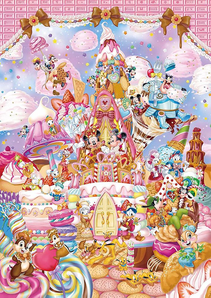 Tenyo Disney Mickeys Sweet Kingdom Puzzle 266 Piece Jigsaw - Good Games