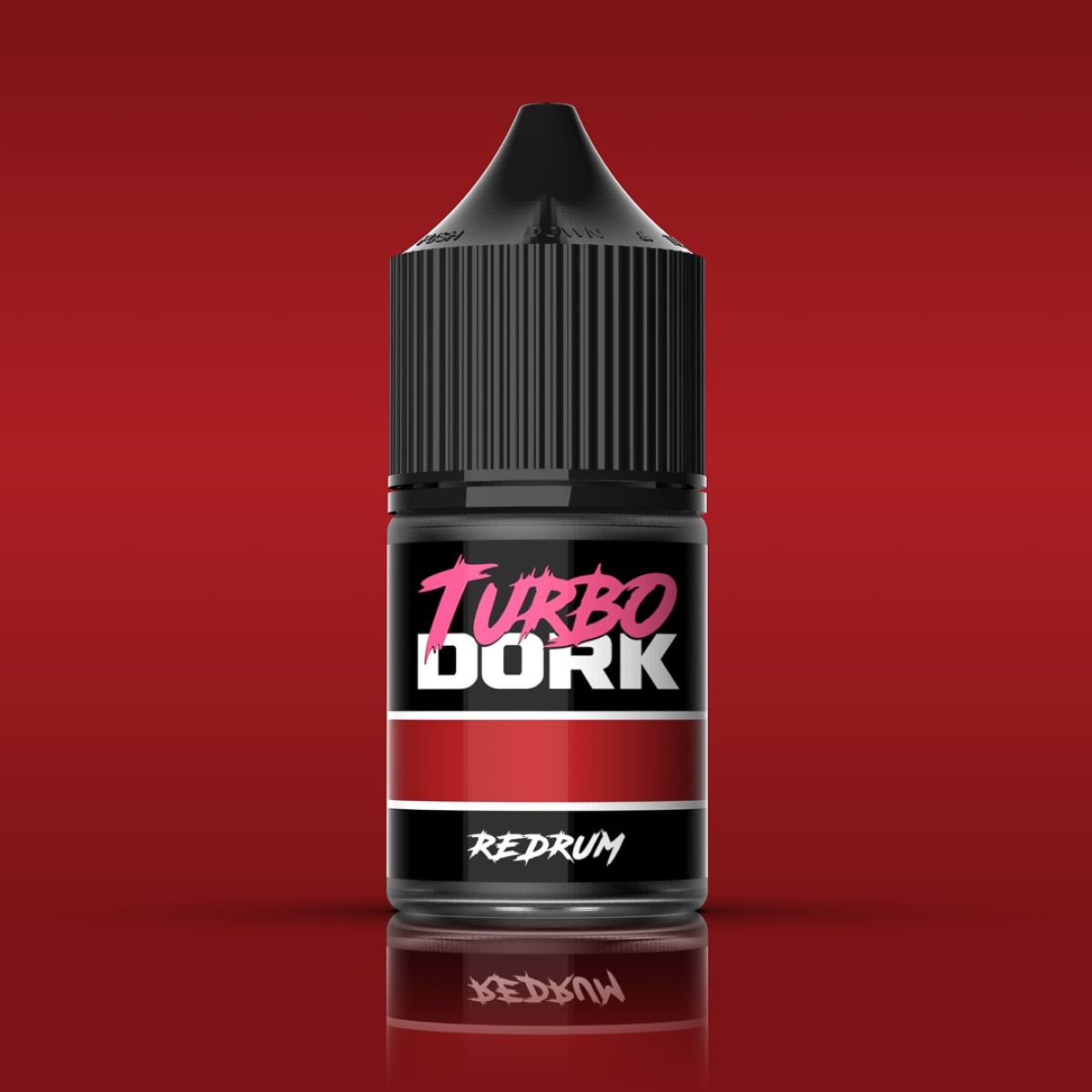 Turbo Dork - Redrum Metallic Acrylic Paint 22ml Bottle - Good Games