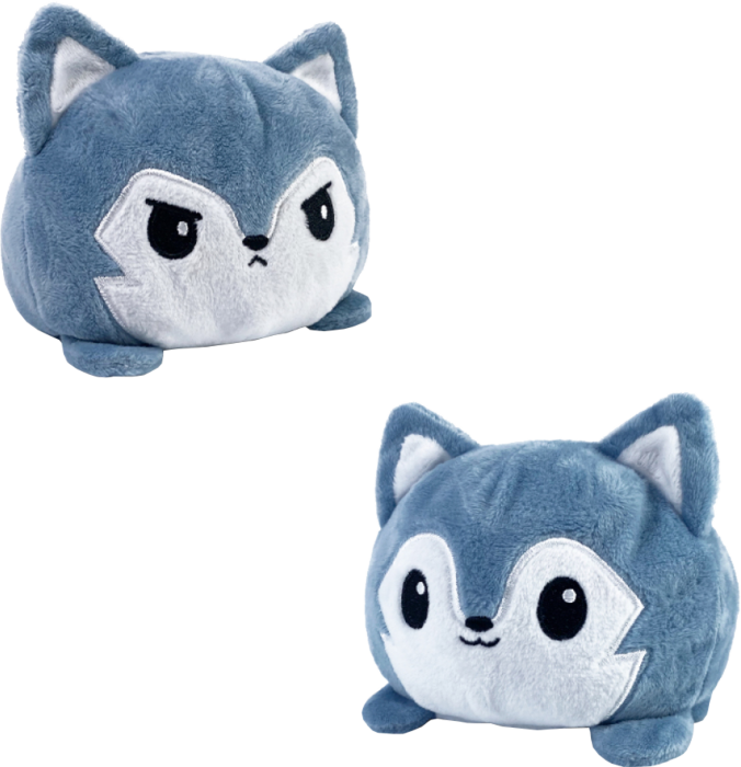Reversible Plushie - Wolf Gray/White - Good Games