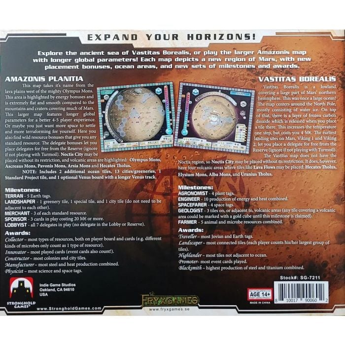 Terraforming Mars Amazonis & Vastitas - Good Games