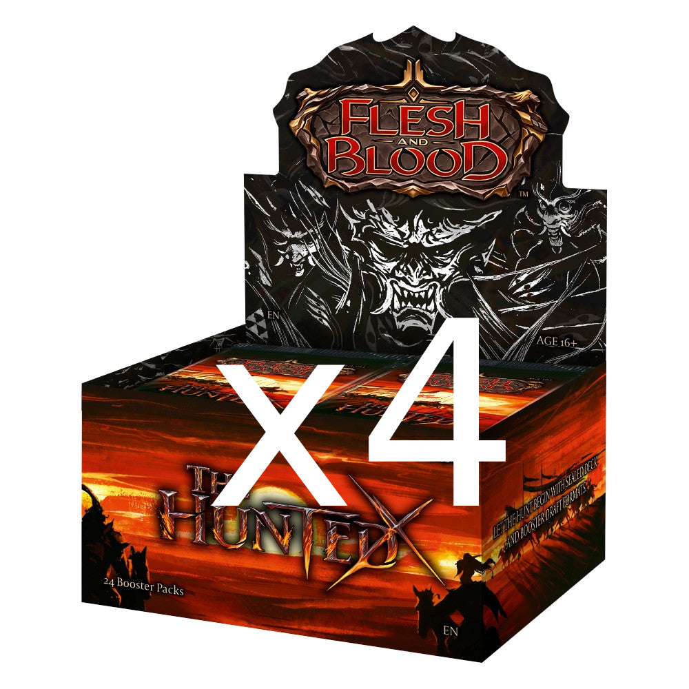 Flesh and Blood TCG - The Hunted Booster Box x4 Good Games Flesh and Blood TCG - The Hunted Booster Box x4 Good Games